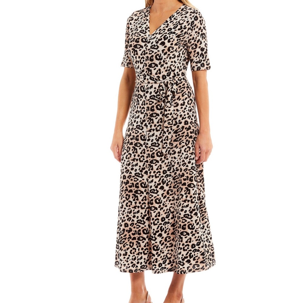 Leopard Print Maxi Dress